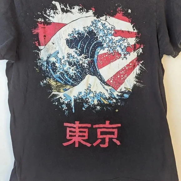 Japan Hokusai Wave Tee Shirt - Med - Picture 4 of 4